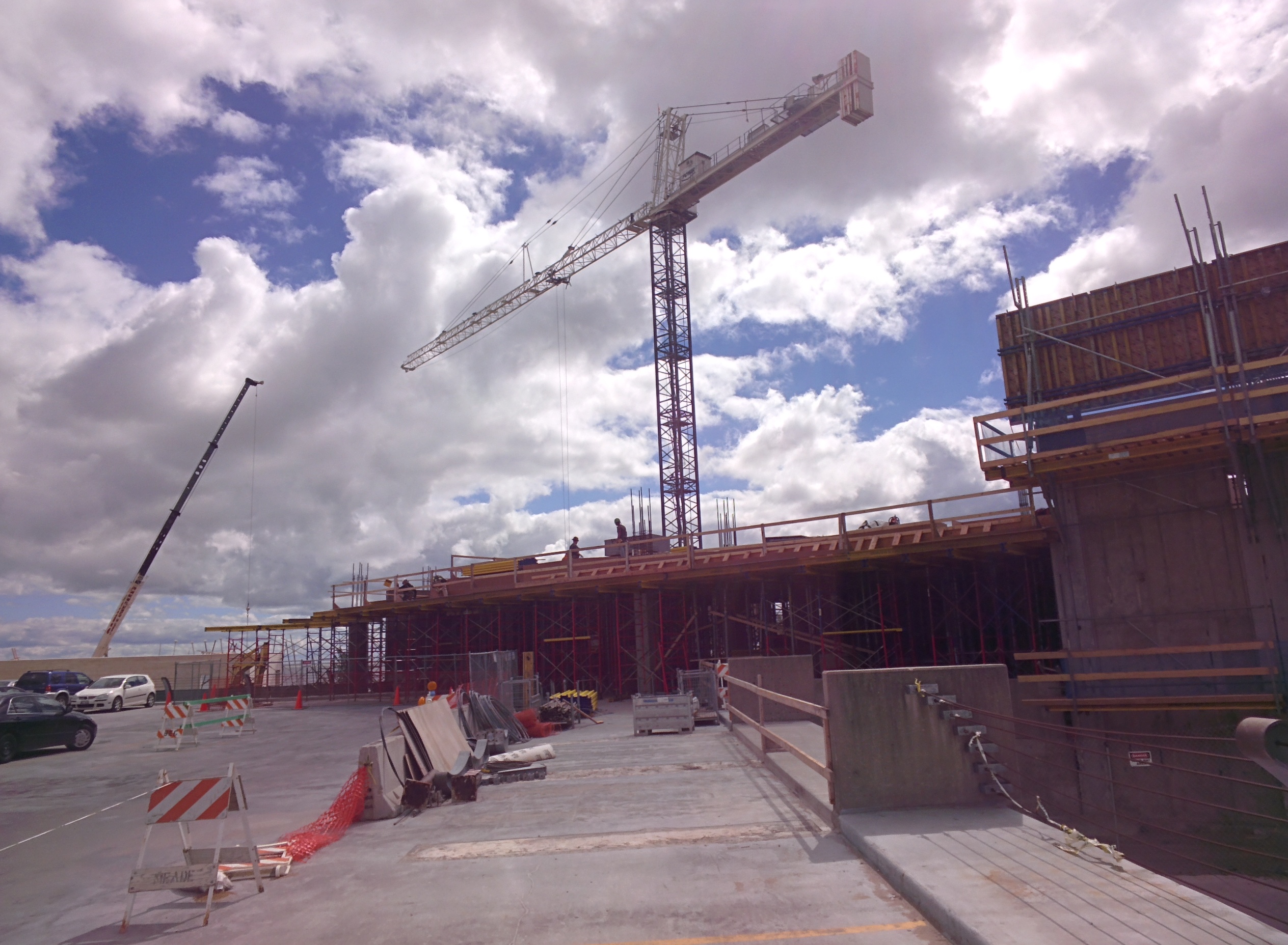 Construction at Northwestern 9/13/2013