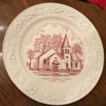 Wausa Mission Covenant Church commemorative plate